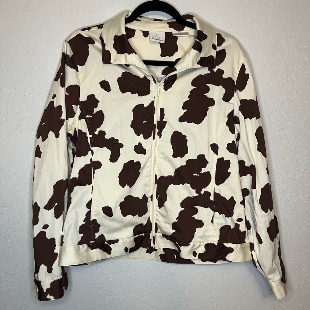 Cow Print Jacket